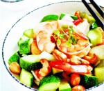 Tôm Sú Xào Dưa Chuột Hạt Điều